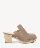 Sole Society Sole Society Madelina Studded Clogs Taupetacular Size 5 Suede
