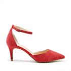 Sole Society Sole Society Alix Pointed Toe Pump - Red-7.5