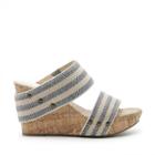 Sole Society Sole Society Emilia Platform Wedge Sandal - American Navy-11