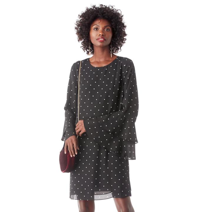Cece Cece Gallery Polka Dot Dress - Rich Black