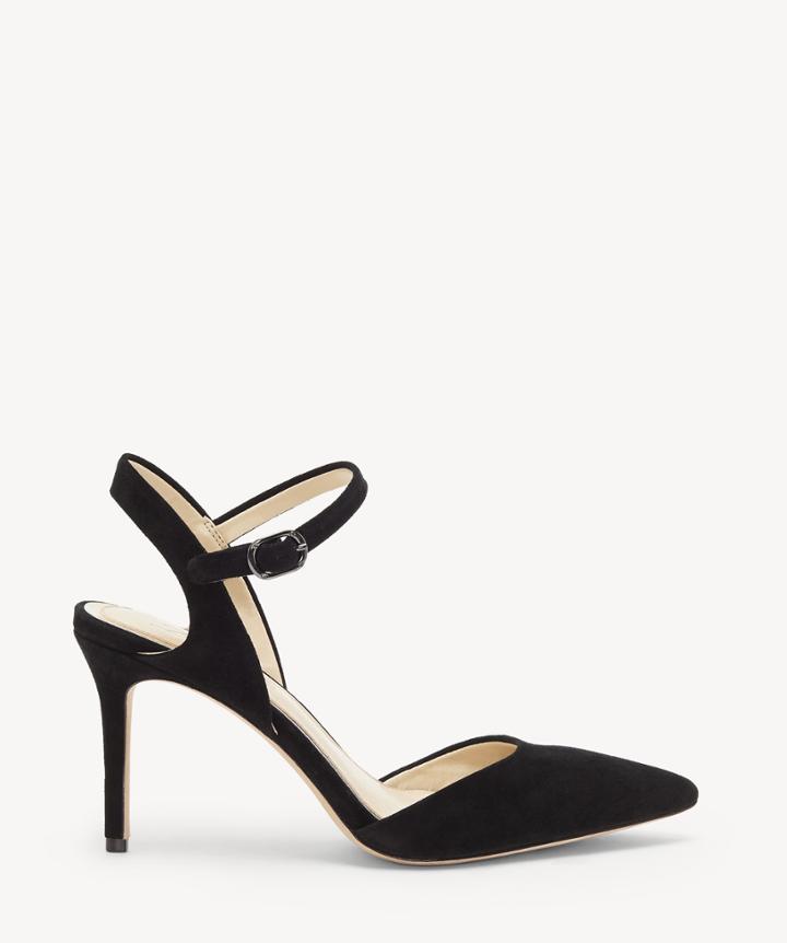 Imagine Imagine Women's Glora Slingback Pumps Black Suede Size 10 Satin From Sole Society