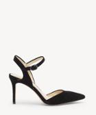 Imagine Imagine Women's Glora Slingback Pumps Black Suede Size 10 Satin From Sole Society