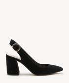 Sole Society Women's Trudie Slingback Pumps Black Size 5 Haircalf From Sole Society