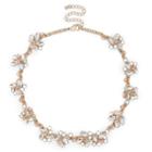 Sole Society Sole Society Floret Statement Necklace - Blush Combo