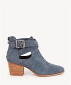 Sole Society Sole Society Azure Cut Out Bootie Vista Blue Size 5 Suede