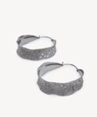 Sole Society Women's Hoop Earrings Hematite One Size From Sole Society