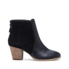 Sole Society Sole Society Chris Mixed Materials Bootie - Black