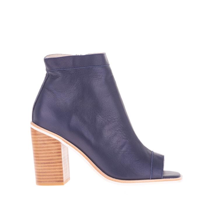 Sol Sana Sol Sana Voyage Ii Boot Peep Toe Bootie - Navy