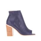 Sol Sana Sol Sana Voyage Ii Boot Peep Toe Bootie - Navy