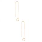 Sole Society Sole Society Floating Chain Ear Cuff - Antique Gold-one Size