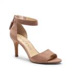 Sole Society Sole Society Maddison Suede Mid Heel Sandal - Cafe Au Lait-5.5