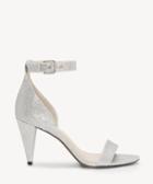 Vince Camuto Vince Camuto Women's Cashane Ankle Strap Sandals Radient Silver Size 5 Leather From Sole Society