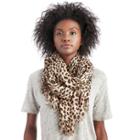 Sole Society Sole Society Leopard Print Oversized Scarf