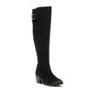 Sole Society Sole Society Hollyn Suede Tall Boot - Black-8.5