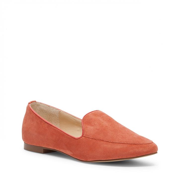 Sole Society Sole Society Sean High Vamp Smoking Slipper - Coral-5.5