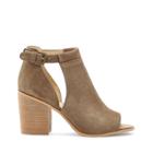 Sole Society Sole Society Ferris Block Heel Sandal - Dark Taupe-7.5