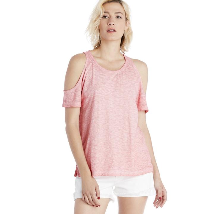 Sanctuary Sanctuary Lou Bare Shoulder Tee - Strawberry-xs
