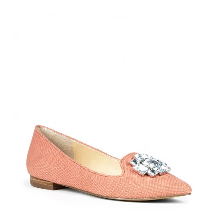 Sole Society Sole Society Libry Bejeweled Flat - Sahara-5.5