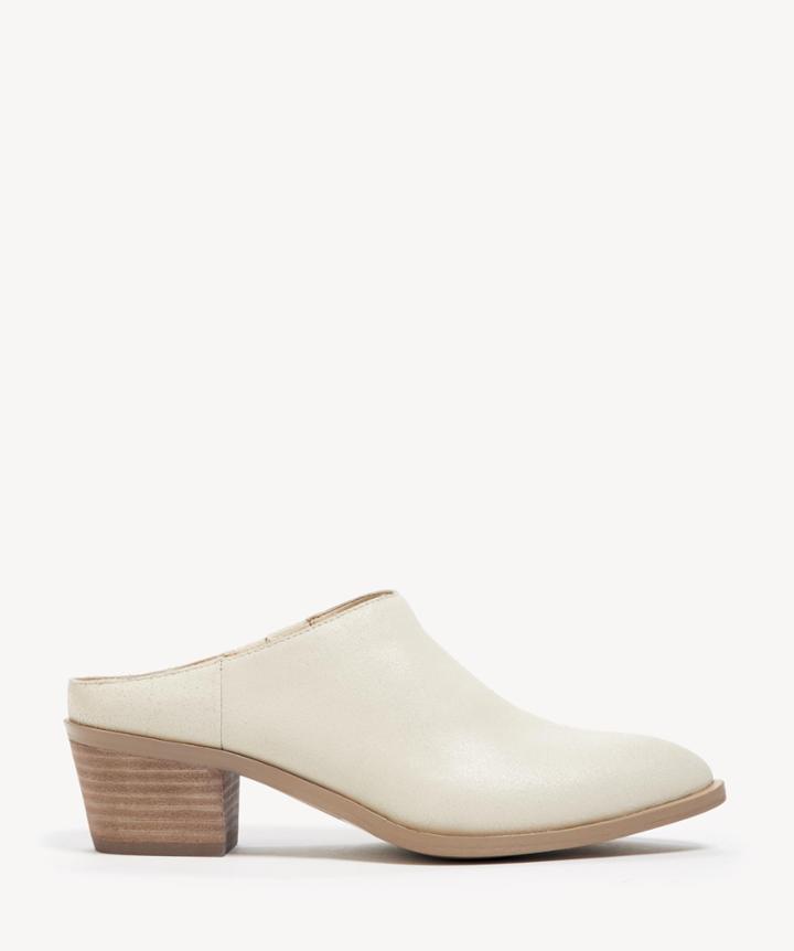 Sole Society Women's Nadina Mules Bootie Cream Size 5 Haircalf From Sole Society