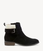 Sole Society Sole Society Austen Faux Shearling Bootie Black Size 5 Suede