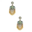 Sole Society Sole Society Fringe Statement Earrings - Multi-one Size