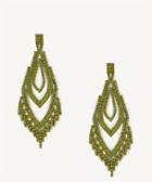 Sole Society Sole Society Chandelier Drop Earrings Citrine One Size Os
