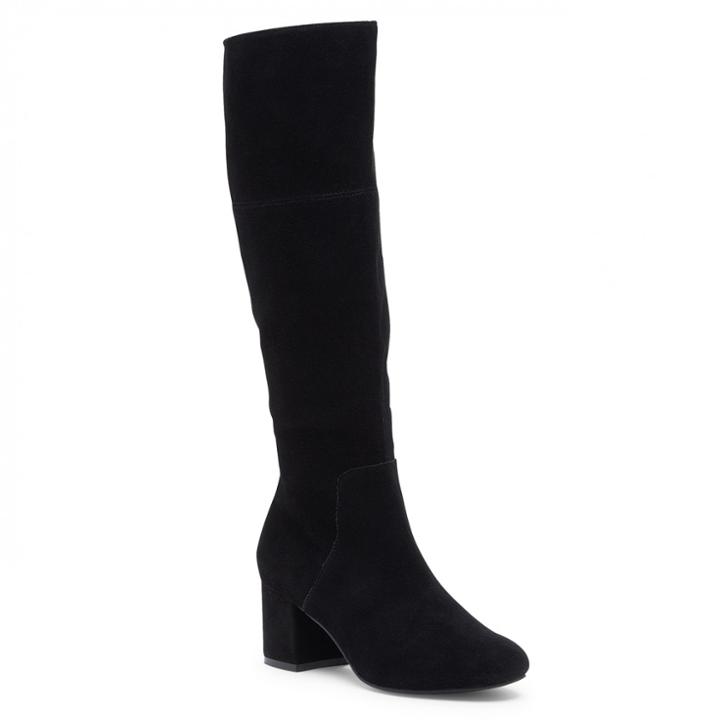 Sole Society Sole Society Kaedee Block Heel Tall Boot - Black-6
