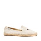 Soludos Soludos Wink Embroidered Smoking Slipper Embroidered Espadrille - Sand-6