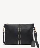 Sole Society Women's Bayle Clutch Vegan Black Vegan Leather From Sole Society