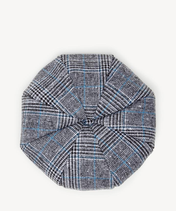 Sole Society Women's Retro Plaid Beret Grey Combo Wool From Sole Society