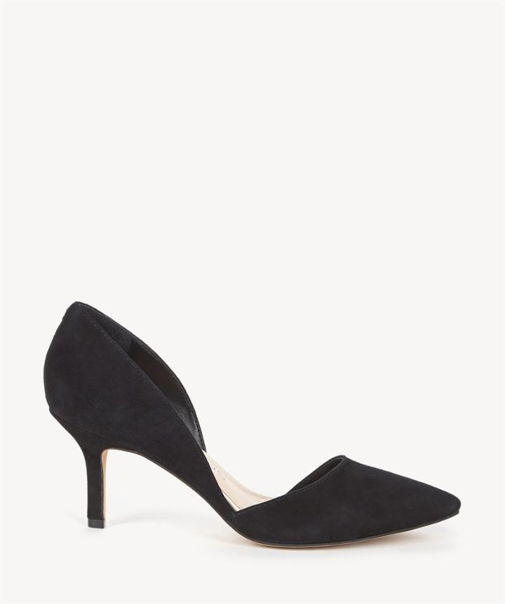 Sole Society Sole Society Jenn Dorsay Pumps Black Ecru Size 5 Suede