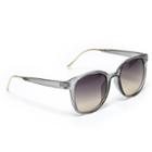 Sole Society Sole Society Charley Basic Sunglasses W/ Metal Detail - Grey-one Size