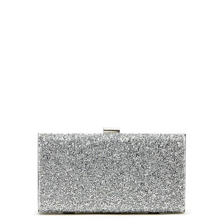 Sole Society Sole Society Mayanna Embellished Minaudiere - Silver