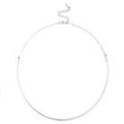 Sole Society Sole Society Choker Wire Necklace - Silver