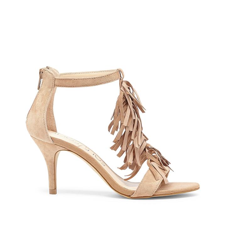 Sole Society Sole Society Isla Fringe Sandal - Caramel