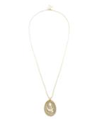 Sole Society Women's Full Circle Pendant Necklace Gold One Size From Sole Society