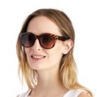 Sole Society Sole Society Franc Oversize Round Sunglasses - Tortoise