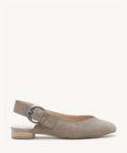 Sole Society Sole Society Topanga Slingback Flats Mushroom Size 5 Haircalf