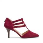 Sole Society Sole Society Mallory T-strap Heel - Dark Red-10