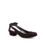 Sole Society Sole Society Opal Bow Slingback - Black-5