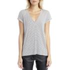 Stylesaint Stylesaint Beechwood Deep V Neck Tee - Stripe