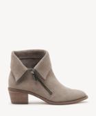 Sole Society Women's Nickelle Side Zip Bootie New Taupe Size 5 Suede From Sole Society