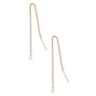 Sole Society Sole Society Threader Earrings - Rose Gold