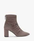 1. State 1. State Women's Saydie Ruched Bootie Zinc Size 5 Suede From Sole Society