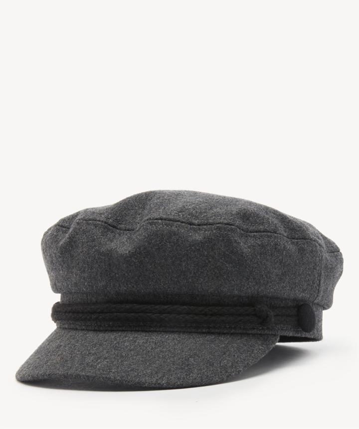 Sole Society Women's Fisherman Cap Hat Grey Flannel One Size Wool Polyester From Sole Society