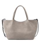Sole Society Sole Society Cindy Vegan Leather Slouchy Tote - Grey Sleet