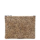 Sole Society Sole Society Dolce Leopard Haircalf Pouch - Leopard