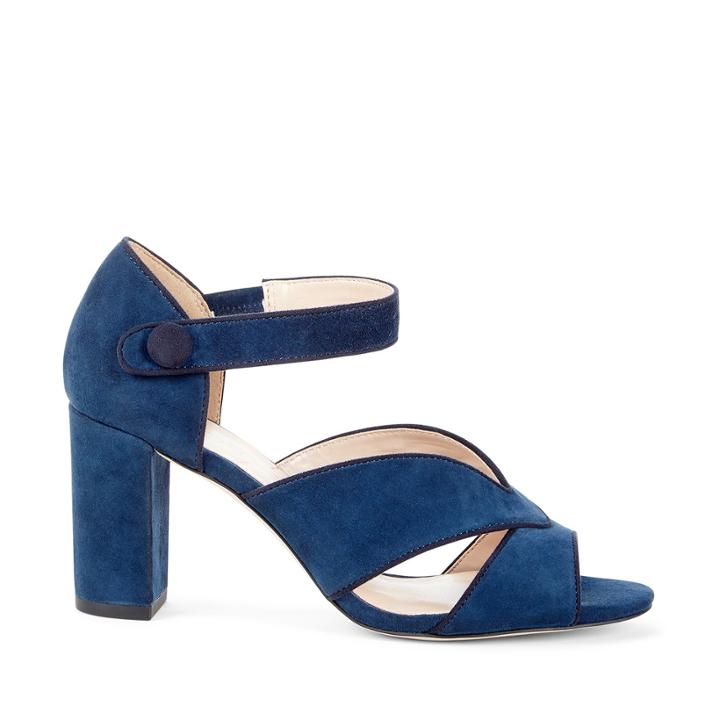 Sole Society Sole Society Adena Block Heel Sandal - Navy