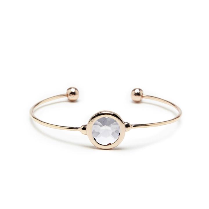 Sole Society Sole Society Dainty Stone Cuff - Rose Gold-one Size
