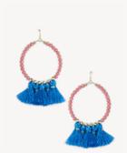 Sole Society Sole Society Le Carnival Teardrop Earrings Coral Combo One Size Os